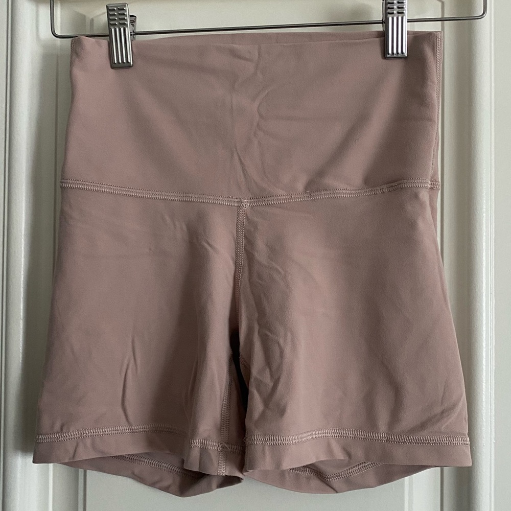 TNA Women's Tan Bike Shorts 5”